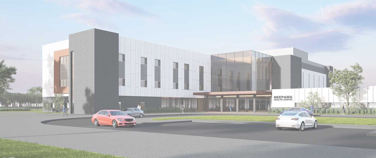 New Neepawa Health Centre - artist's rendering